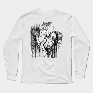 Pixel Art  Marilyn Monroe Long Sleeve T-Shirt